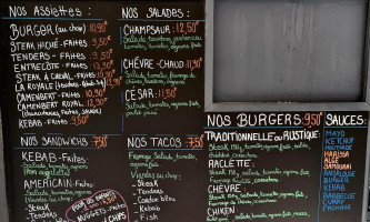 Le Rendez-vous menu