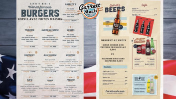 Garrett Meals menu
