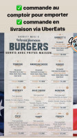 Garrett Meals menu