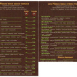 Le Banian menu