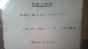Kebab St Aubin Les Elbeuf El Fassi) menu