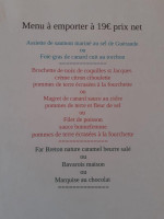 Le Penlys Speisekarte