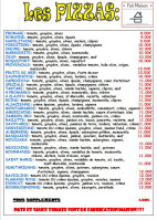 L'auberge De La Sure menu