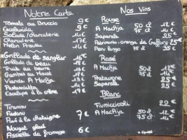A Machja menu