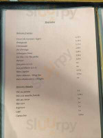 SY La Terrasse menu