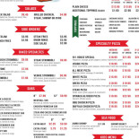 Pizza Délice menu