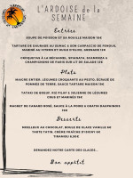 Le CoCotier menu