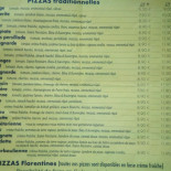 Pizza Loulou menu