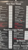 Le Prosper menu