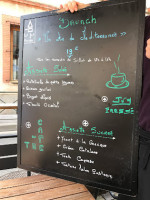 Racine Café menu