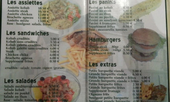 Auberge Du Lac menu