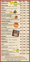 Pizza du Vexin menu