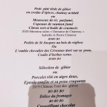 Jean Brouilly Speisekarte