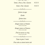 La Lucarne aux Chouettes menu