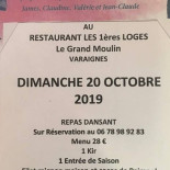 Les 1 Ères Loges Varaignes Carte