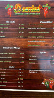 Les Deux Anes menu