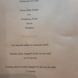 Le Donjon menu