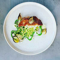 Le Pavillon Augustine food