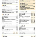 Willy's Frites menu