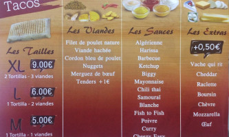 Tasty Food Chicken menu