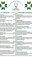 Clair de Plume menu