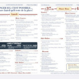 Auberge de Fources Cardápio