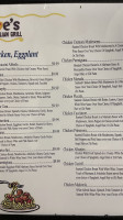 Buffet de la Gare menu