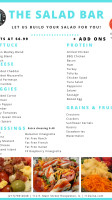 Des Arts menu