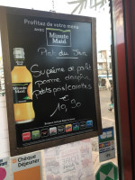 Brasserie St Jean menu