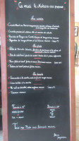 Le Makaira menu
