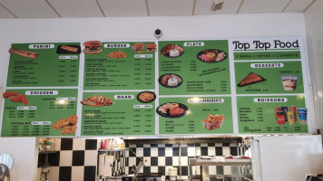Top Top Food menu