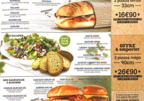 Pizza Express menu