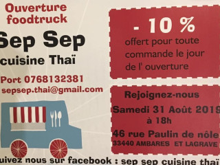 Sep Sep Cuisine Thai