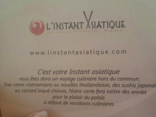 L'instant Asiatique