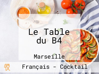 Le Table du B4