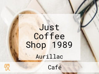 Just Coffee Shop 1989