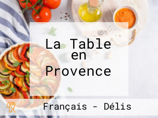 La Table en Provence