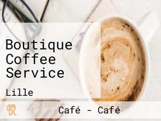 Boutique Coffee Service