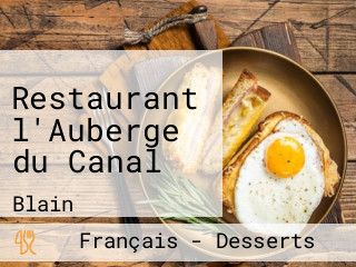 Restaurant l'Auberge du Canal