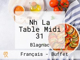 Nh La Table Midi 31