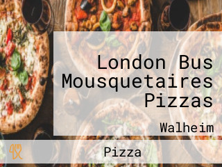 London Bus Mousquetaires Pizzas