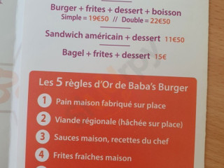 Baba’s Burger