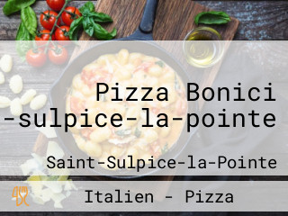 Pizza Bonici Saint-sulpice-la-pointe
