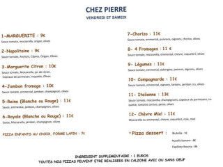 Pizza Chez Pierre