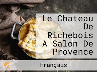 Le Chateau De Richebois A Salon De Provence