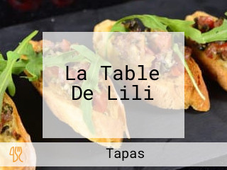 La Table De Lili