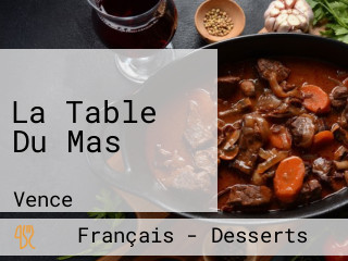 La Table Du Mas