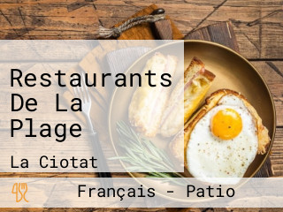Restaurants De La Plage
