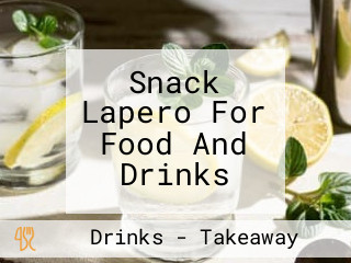 Snack Lapero For Food And Drinks