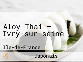 Aloy Thai — Ivry-sur-seine